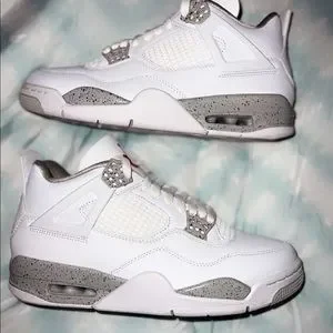 Jordan | Shoes | Air Jordan 4 Retro White Oreo 22 Great  display picture 2